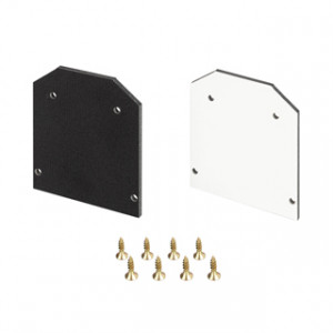 Заглушка MAG-STRETCH-ORIENT-CAP 036155, Боковая заглушка для профиля-держателя MAG-STRETCH-ORIENT. Материал Алюкобонд, цвет черно-белый. В комплекте 2 штуки, 8 шурупов. Цена за комплект.