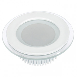 Светодиодная панель LT-R96WH 6W Warm White 120deg 015575, Стеклянная круглая панель 6Вт / ТЕПЛЫЙ 3000K / 430лм / 120°. Размер Ф96x45мм (в отверстие Ф72 мм). Корпус белый. Питание от сети 230VAC, мощность 6Вт. Драйвер в комлекте: 300mA, 15-25V. Диапазон рабочих температур -10°..+40°C. Для помещений.