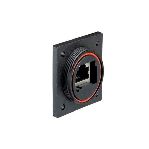 PX0870/E, Модульные соединители / соединители Ethernet CAT 5e CPLR + E WIRE FLANGE MOUNTING