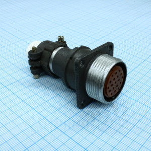 2РМТ24БПН19Г1В1В, Соединитель  цилиндрический низкочастотный негерметичный