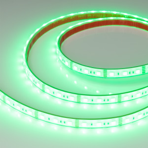 Лента герметичная RTW-PFS-B60-13mm 12V RGB (14.4 W/m, IP68, 5060, 5m) 033790, Светодиодная лента RTW-PFS-B60, герметичная IP68 (PFS-полная силиконовая экструзия). Светодиоды 5060, 60 шт/м (300 шт на 5 м), белая плата, ширина 13 мм, скотч 3M. Цвет RGB, угол 120°. Питание 12V, мощность 14.4 Вт/м (72 Вт на 5 м). Размеры 5000x13x5.5 мм