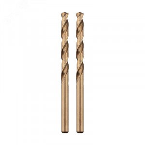 Сверло по металлу 3.5х70х39 мм (сталь HSS-Co 5% M35 P6M5K5) (упак - 2 шт.) DIN 338 KR-91-0504