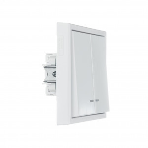 Выключатель 2-кл. ArtGallery (сх. 5а) 10AX с подсветкой механизм бел. SE GAL000153