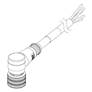 1200064184, Кабели для датчиков / Кабели для приводов MMC-4P-4W-FE-90-25M-PUR-BRAID