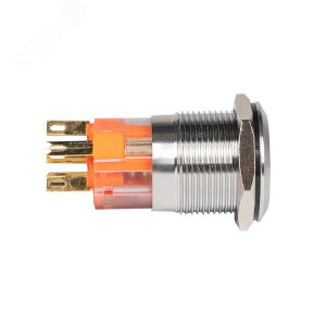 Кнопка S-Pro67 19 мм с фикс. с зеленой подсв. 24В PROxima s-pro67-222