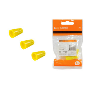 Соединительный изолирующий зажим СИЗ-4 11,0 мм2 желтый (5 шт) SQ0519-0029