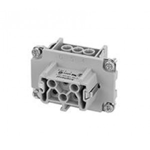 C146 10B006 400 1, Сверхмощные разъемы питания Female insert 6 pole