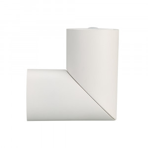 Светильник SP-TWIST-SURFACE-R70-12W Day4000 (WH-BK, 30 deg) 025453(1), Накладной поворотный светильник 12 Вт. Цвет ДНЕВНОЙ 4000K, св.поток 850 лм, CRI(Ra)>90, угол свечения 30°, угол регулировки наклона 90°, угол поворота 355°. Корпус круглый, белый алюминий, IP40. Размер DxH 71x177 мм. Питание AC 220-240 В, 12 Вт, драйвер в