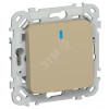 FLITE Выключатель 1-клавишный с индикацией 10А ВС11-1-1-ФлХ хаки IEK FI-V10-1-10-1-K59