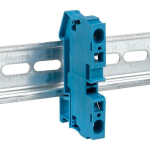 Колодка клеммная пружинная JXB-ST-6 52А синяя PROxima plc-jxb-st-6-blue
