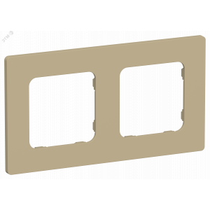 FLITE CLASSIC Рамка 2-местная РУ-2-К-ФлХ хаки IEK FI-M22-32-20-K59