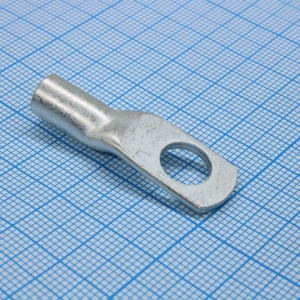 Наконечник кабельный ТМЛС 16-8, Наконечник кабельный медный луженый стандарта «КВТ» кольцевой М8 для опрессовки проводов сечением 16 мм2