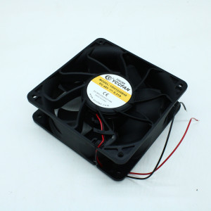 YDH1238B48, Вентилятор 48В 120х120x38 B 4000 об/мин, 262.7м3/час, 54.1дБ, подшипник качения, тип вывода - провод