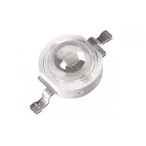 Мощный светодиод ARPL-1W-EPL UV400 019595, Мощный светодиод типа Emitter, d=8 мм, h=5.1 мм. Чип EPILEDS 40 mil. Цвет свечения ультрафиолетовый (395-405 нм). Угол излучения 120°. Световой поток 5-10 лм при If=350 мА, P=1 Вт. VF=3.0-3.8 В. Для УФ-сушки, аквариумной подсветки.