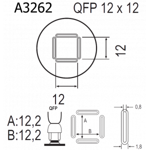 QUICK A3262, Насадка для термофена в паяльных станциях серий Quick 856, Quick 858, Quick 2008, Quick 997, Quick 861DA
