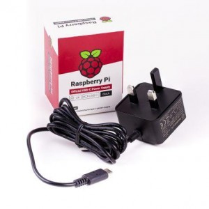 106990294, Принадлежности Seeed Studio  Raspberry Pi Official Power Supply 15.3W USB-C with 1.5M Cable - UK Plug 5.1V 3A Black