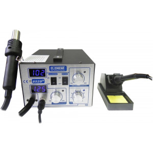 ELEMENT 852D+, Станция паяльная термовоздушная + паяльник