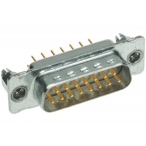 09641227235, Стандартные соединители D-Sub  9P MALE STRAIGHT BOARDCLIP/CLINCH NUT