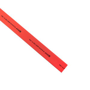 Термоусаживаемая трубка ТУТ нг 16/8 красная рулон PROxima tut-16-r