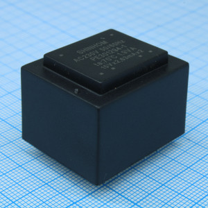 PE301294-1, Трансформатор питания 1.9ВА  230В 2x15В  2x63мА ta 70°C (EI 30/12.5)24.0мм