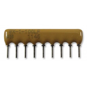 4609X-101-273LF, Резисторная сборка 8 резисторов 27кОм с одним общим выводом