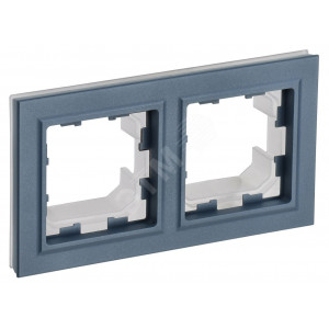 BRITE Рамка 2-мест. IP44 РУ-2-БрМ-44 мар. BR-M22-44-K35
