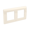 Рамка на 2+2 модуля (двухместная), слоновая кость, RAL9001 75012O