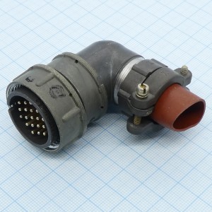 2РМДТ27КУН19Ш5В1В, Соединитель  цилиндрический низкочастотный негерметичный