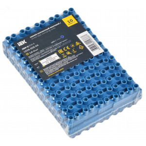 Колодка клеммная ЗВИ-5 н/г 1.5-4.0кв.мм 12 пар син. UZV6-005-04