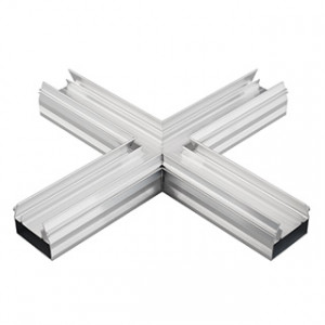 Угол STRETCH-S-35-CEIL-CENTER-X90 крестовой (GAMMA35) 046877, Угловой соединитель крестовой 90 градусов профиля STRETCH-S-35-S-CEIL-CENTER-2000 (GAMMA35). Цена за штуку.
