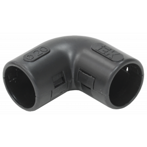 Поворот открывающийся на 90град CI20G черный (5шт/компл) CTA10D-CIG20-K02-005