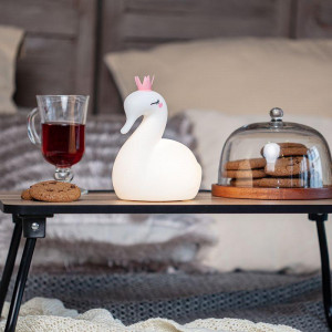 Силиконовый ночник Лебедь 503-004