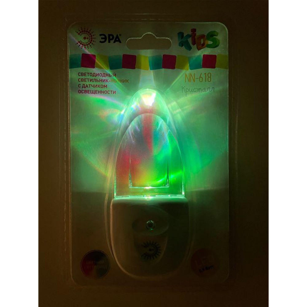 Изображение товара Ночник сенсорный NN-618-LS-W Кристалл от сети удобное освещение