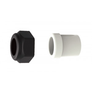 Кабельный ввод DC.P-PG16P(D11.5-15.5), Кабельный ввод, PG16, диапазон зажимаемых проводников: 11,5 - 15,5 мм, SW 27 мм, IP68, материал: пластик, цвет: серый