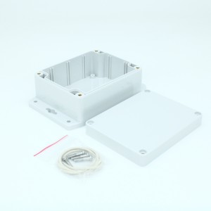 G212MF, Герметичный корпус из поликарбоната с фланцем, IP65, светло-серый