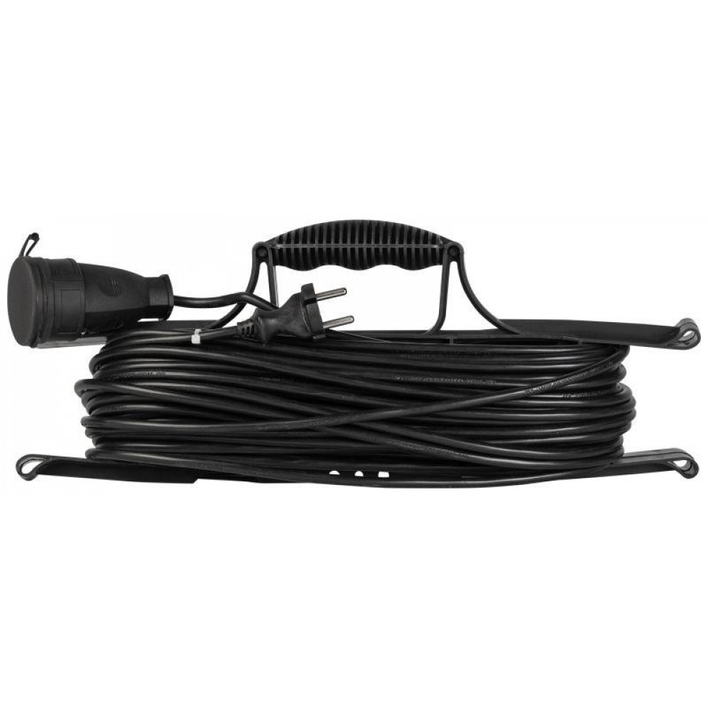 Изображение товара Удлинитель силовой Greenline FR-10-30m на рамке 1 розетка без заземления