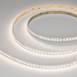 Лента UL-A126-10mm 24V Day4000 (8 W/m, IP20, 5m) 044495, Светодиодная лента UL-A126, открытая IP20. Светодиоды 2835, 126 шт/м (630 шт на 5 м), белая плата, ширина 10 мм, скотч 3M. Цвет ДНЕВНОЙ 4000 K, цветопередача CRI>90, угол 120°. Питание 24 В, мощность 8 Вт/м (40 Вт на 5 м). Размеры 5000x10x1.4 мм. Мин. отр