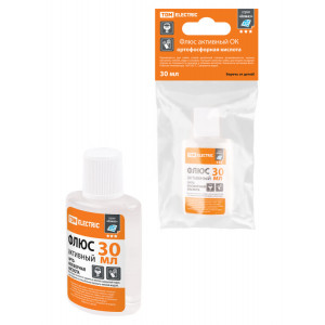 Флюс активный ОК, ортофосфорная кислота, 30 мл, дозатор, инд. упаковка, серия "Алмаз" SQ1025-1503