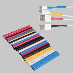 Набор трубок термоусадочных тонкостен. №2 (АВТО импорт) разноцвет. 29-0102