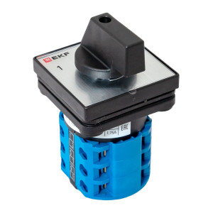 Переключатель кулачковый ПК-1-23 10А 3P -1-0-2- IP65 EKF
