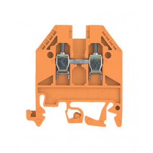 Проходная клемма WK 2,5/U BROWN, Проходная клемма, тип фиксации провода: винтовой, номинальное сечение: 2,5 мм кв., 24A, 800V, ширина: 5 мм, цвет: коричневый, тип монтажа: DIN35