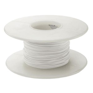 R28W-0100, Монтажный провод 28AWG KYNAR INSUL 100' SPOOL WHITE