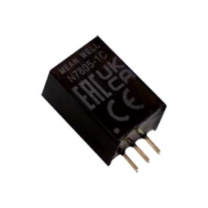 N7815-1C, Преобразователь DC/DC, 15Вт, без гальванической развязки, вход 20(8)…36(18)В, выход 15В/1А или -15В/0.3А, SIP3, прямые выводы, 16x7,5x10,5мм, -40…+85°С