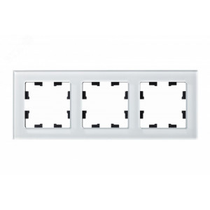 Рамка 3-м AtlasDesign Nature стекло бел. SE ATN320103