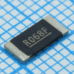 WSL2512R0680FEA, ЧИП-резистор металлополосковый 2512 0.068Ом ±1% 1Вт ±75ppm/°C автомобильного применения лента на катушке