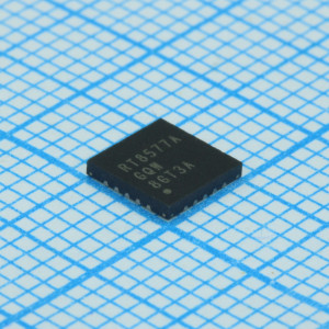 RT8577AGQW, Драйвер LED ШИМ 4-х канальный выход 120мА 20WQFN
