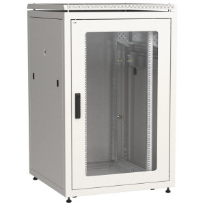 LINEA N 24U 800х800мм стекл. пер. дв. задн. металл. сер. LN35-24U88-GM