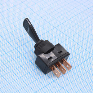 ASW-13-102/B, Тумблер ON-ON без подсветки 20A 12VDC черный