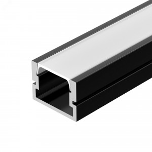 Профиль PDS-SM-2000 ANOD BLACK 035027, Алюминиевый анодированный профиль для светодиодных лент и линеек. Анодированный в чёрный цвет. Габаритные размеры (LхWхH): 2000x16,2x12 мм. Ширина площадки для ленты 14 мм. Экраны, заглушки и другие аксессуары приобретаются отдельно. Цена за 1 метр.