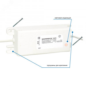 Источник питания малогабаритный Моллюск 12/5 871